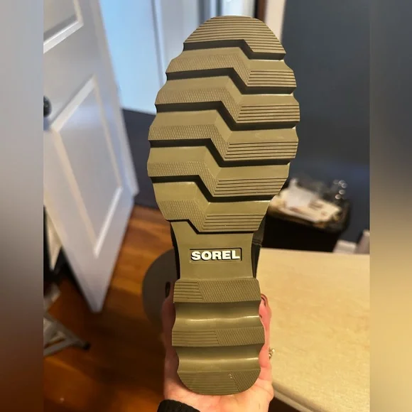 SOREL WOMEN'S JOAN OF ARCTIC WEDGE III CHELSEA in Dark Moss Sage - Picture 6 of 7